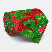 Haus van Camo Xmas Glitter Camouflage Stropdas (Opgerold)