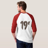 HAUS VAN MANNEN CLASSIC BASEBALL-T-SHIRT T-SHIRT (Achterkant volledig)