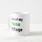 Hausa Heritage Coffee mok (Voorkant links)