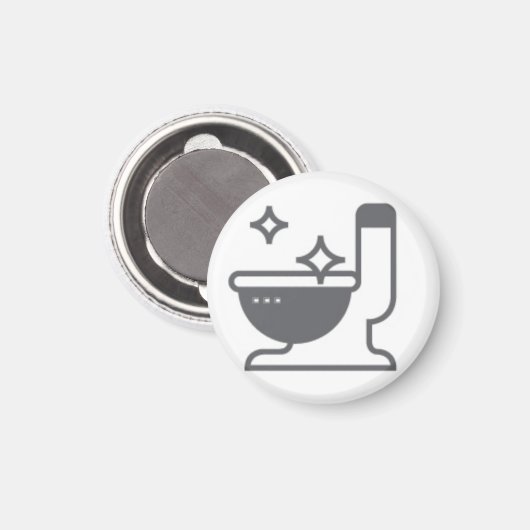 Hausarbeit Toilette Reinigen Magneet (Voorkant / Achterkant)