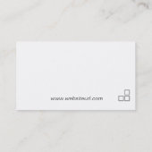 hausbau visitekaartje (Achterkant)