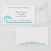 hausbau visitekaartje (Voorkant / Achterkant)