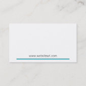 hausbau visitekaartje (Achterkant)