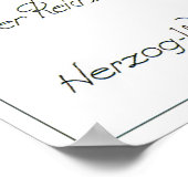 Hauser's Bar Restaurant  Food and Art Poster (Hoek)