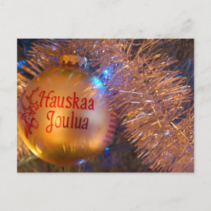 Hauskaa Joulua "Vrolijke Kerstmis " Feestdagenkaart