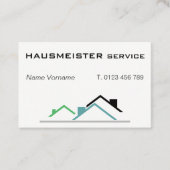 hausmeisterservice visitekaartje (Voorkant)
