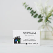 Hausmeisterservice Visitekaartje (Staand voorkant)