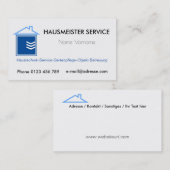 hausmeisterservice visitekaartje (Voorkant / Achterkant)