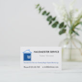 hausmeisterservice visitekaartje (Staand voorkant)