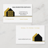 Hausmeisterservice Visitekaartje (Voorkant / Achterkant)