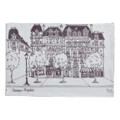 Haussmann-architectuur | Champs Elysees Kussensloop (Achterkant-Links)