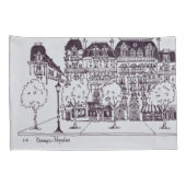 Haussmann-architectuur | Champs Elysees Kussensloop (Achterkant-Rechts)