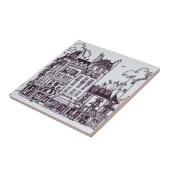 Haussmann-architectuur | Rue de Sevres Tegeltje (Zijkant)