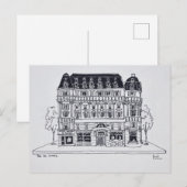 Haussmann-architectuur | Rue du Louvre, Parijs Briefkaart (Voorkant / Achterkant)