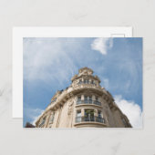 Haussmann Building Corner, Parijs Briefkaart (Voorkant / Achterkant)