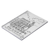 Haussmann Building | Rue de Rennes, Parijs Notitieboek (Linkerzijde)