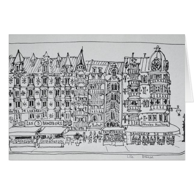 Haussmann-stijl | Lille, Frankrijk (Voorkant Horizontaal)