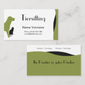 Haustier Pflege Visitekaartje (Voorkant / Achterkant)