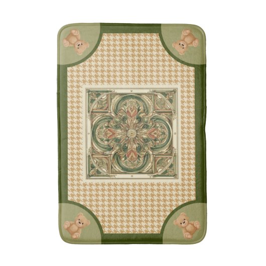 Haut Houndstooth, Badmat (Voorkant Verticaal)