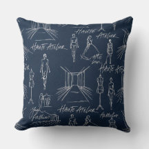 "Haute Atelier Pattern" Navyblauw Mode