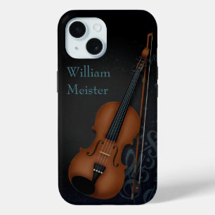 Haute Bofoome Violinist Black iPhone 15 Case