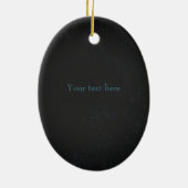 Haute Bofoome Violinist Black Keramisch Ornament (Achterkant)