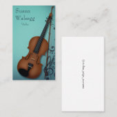 Haute Bofoome Violinost Turquoise Visitekaartje (Voorkant / Achterkant)