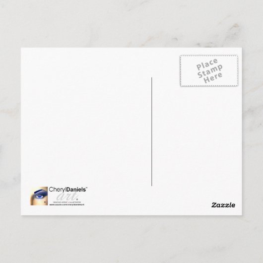 Haute Couture Briefkaart (Achterkant)