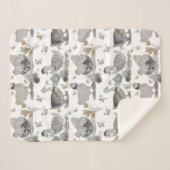 Haute Couture Chicken print Baby Blanket Sherpa Deken (Voorkant (horizontaal))