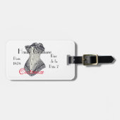 Haute Couture Corset Thunder_Cove Bagagelabel (Voorkant horizontaal)