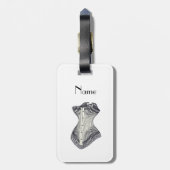 Haute Couture Corset Thunder_Cove Bagagelabel (Achterkant verticaal)