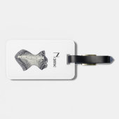 Haute Couture Corset Thunder_Cove Bagagelabel (Achterkant horizontaal)