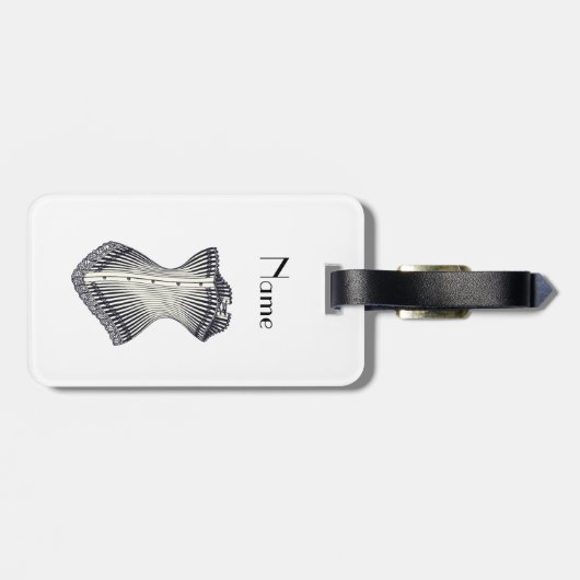 Haute Couture Corset Thunder_Cove Bagagelabel (Achterkant horizontaal)