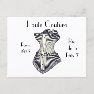 Haute Couture Corset Thunder_Cove Briefkaart