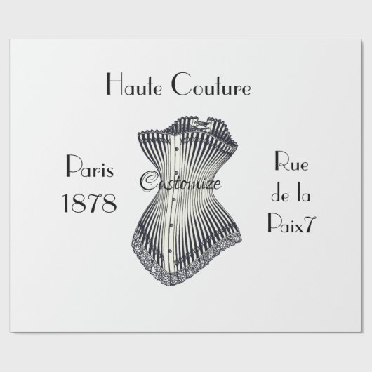 Haute Couture Corset Thunder_Cove Cadeaupapier (Vlak)