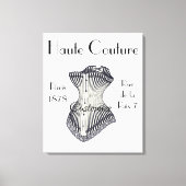 Haute Couture Corset Thunder_Cove Canvas Afdruk (Voorkant)