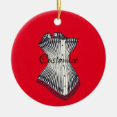 Haute Couture Corset Thunder_Cove Keramisch Ornament (Voorkant)