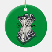 Haute Couture Corset Thunder_Cove Keramisch Ornament (Achterkant)