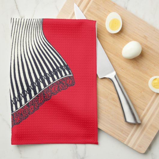 Haute Couture Corset Thunder_Cove Kitchen naar Theedoek (Quarter Fold)