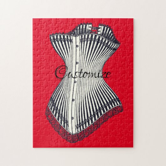 Haute Couture Corset Thunder_Cove Legpuzzel (Verticaal)