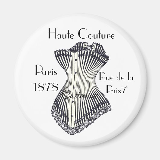 Haute Couture Corset Thunder_Cove Magneet (Voorkant)