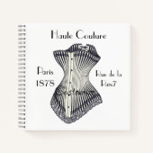 Haute Couture Corset Thunder_Cove Notitieboek (Voorkant)