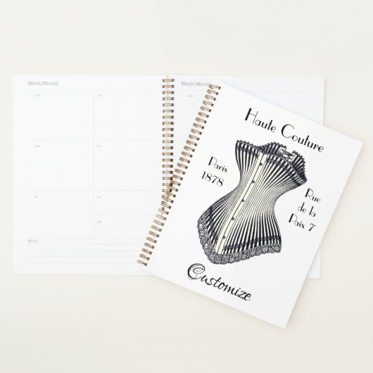 Haute Couture Corset Thunder_Cove Planner (Display)