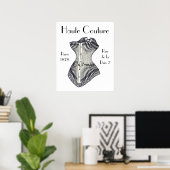 Haute Couture Corset Thunder_Cove Poster (Thuiskantoor)