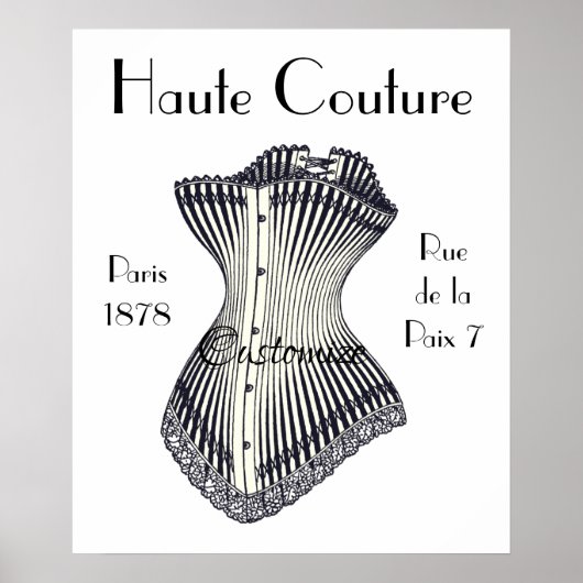Haute Couture Corset Thunder_Cove Poster (Voorkant)