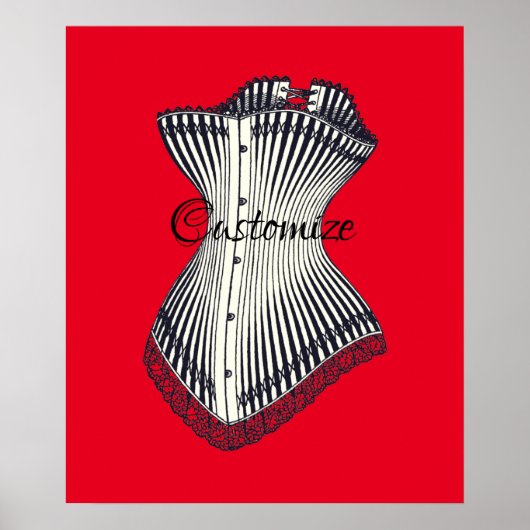 Haute Couture Corset Thunder_Cove Poster (Voorkant)