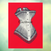Haute Couture Corset Thunder_Cove Raamsticker (Vel 3)
