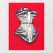 Haute Couture Corset Thunder_Cove Raamsticker (Vel)