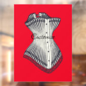 Haute Couture Corset Thunder_Cove Raamsticker (Vel 2)