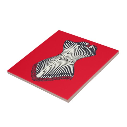 Haute Couture Corset Thunder_Cove Tegeltje (Zijkant)